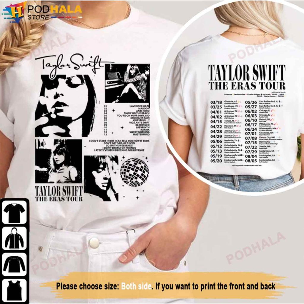 The Eras Tour Taylor Swift T-Shirt, Gifts For Taylor Swift Fans