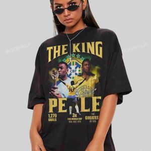 The King Pele T-Shirt, RIP Pele 1940 – 2022 Thank You For The Memories Shirt