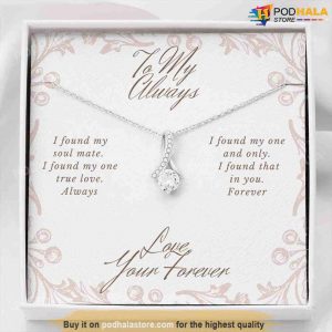 To My Always Love Your Forever Necklace, Romantic Valentines Gifts For Her