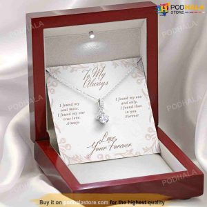 To My Always Love Your Forever Necklace Romantic Valentines Gifts For Her 2