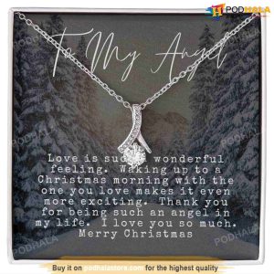 To My Angel, Alluring Beauty Necklace, Valentine Gift Ideas For Girlfriend