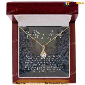 To My Angel Alluring Beauty Necklace Valentine Gift Ideas For Girlfriend 3