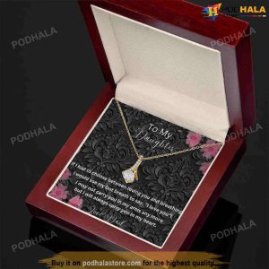 To My Daughter Valentines Day Necklace Valentines Gift For Daughter From Dad 3