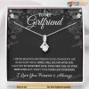 To My Girlfriend Alluring Beauty Necklace, Best Gift For Girlfriend On Valentine Day
