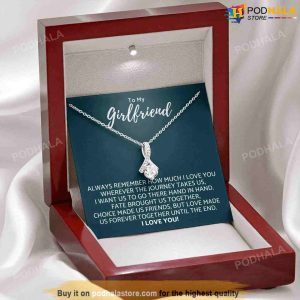 To My Girlfriend I Love You Necklace Valentines Day Gifts For Girlfriend 2