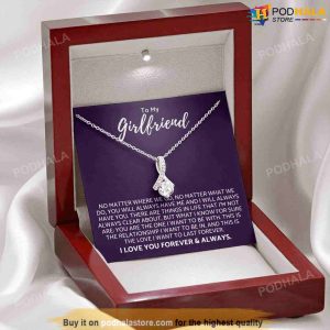 To My Girlfriend Necklace I Love You Forever Valentines Day Gift For Girlfriend 2