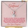 To My Girlfriend Necklace, Valentines Day Gift For Girlfriend From Boyfriend