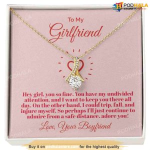 To My Girlfriend Necklace Valentines Day Gift For Girlfriend From Boyfriend 2