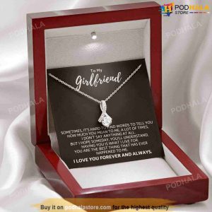 To My Girlfriend Necklace Valentines Day Gifts For New Girlfriend 2