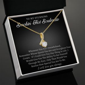To My Stunning Smokin Hot Soulmate Necklace Valentine Gift For Girlfriend 2