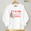 V Is For Vodka Valentines Day Sweatshirt, Xoxo Shirt, Valentine Gift