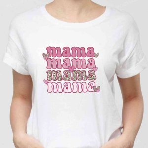 Valentine's Day Mama Pink Leopard Unisex Sweatshirt Unisex T shirt 2