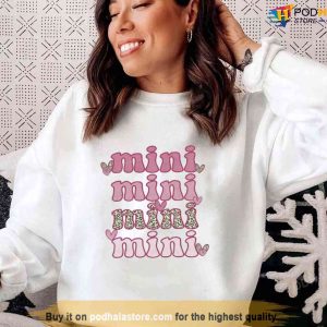 Valentine's Day Mini Pink Leopard Unisex Sweatshirt Unisex T shirt 1