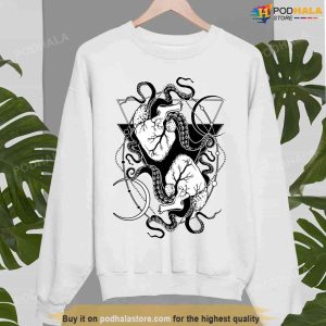Valentine's Day The Macabre Tentacle Hearts Unisex Sweatshirt 1