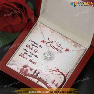 Valentines Day Necklace With Card Personalized Valentines Gifts 2