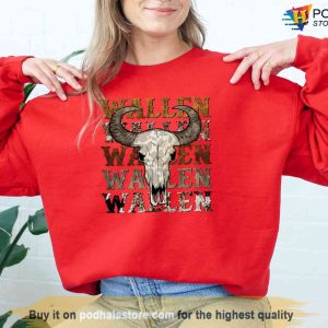 Vintage Bull Skull Leopard Wallen Country Lover Sweatshirt Morgan Wallen Gift 3