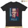 Vintage Rip Pele Shirt, Respect Legend Brazil Soccer Player Tee
