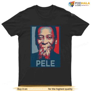 Vintage Rip Pele Shirt, Respect Legend Brazil Soccer Player Tee