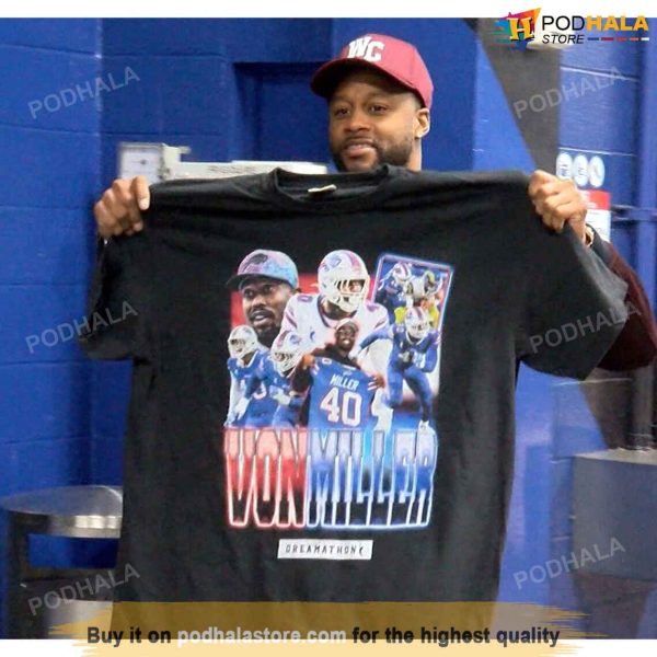 Von Miller Dreamathon Shirt, Vintage Von Miller 90s Style Shirt