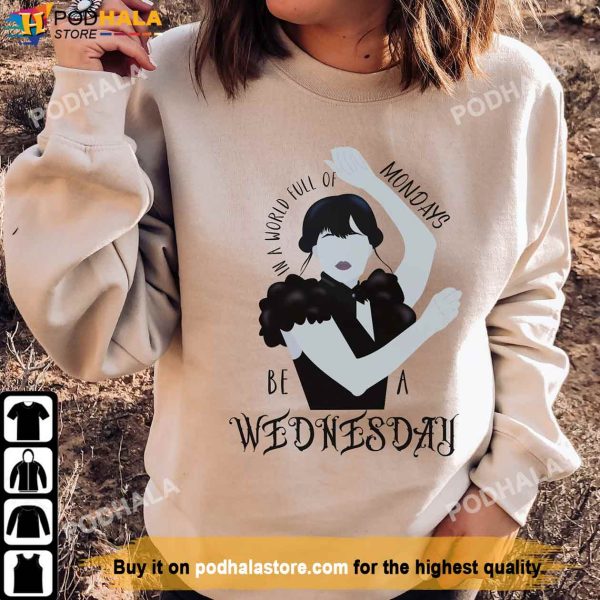 Wednesday Addams Full of Mondays Sweatshirt Wednesday Addams Shirt