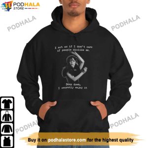 Wednesday Addams Hoodie, I Act as if I Don't Care, Jenna Ortega, Netflix Series
