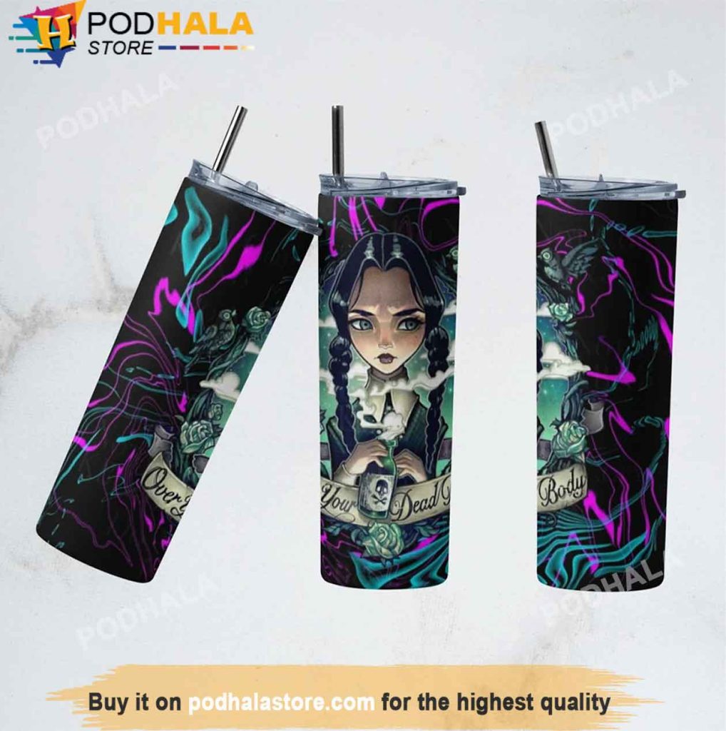 Wednesday Addams Tumbler 20oz or 30 oz, Funny Addams Family Gifts
