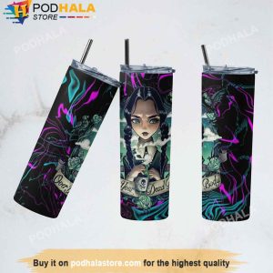 Wednesday Addams Tumbler 20oz or 30 oz, Funny Addams Family Gifts