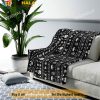 Wednesday Addams Velveteen Plush Blanket, Addams Family Designer Blanket