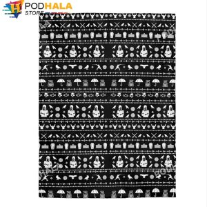 Wednesday Addams Velveteen Plush Blanket Addams Family Designer Blanket 2