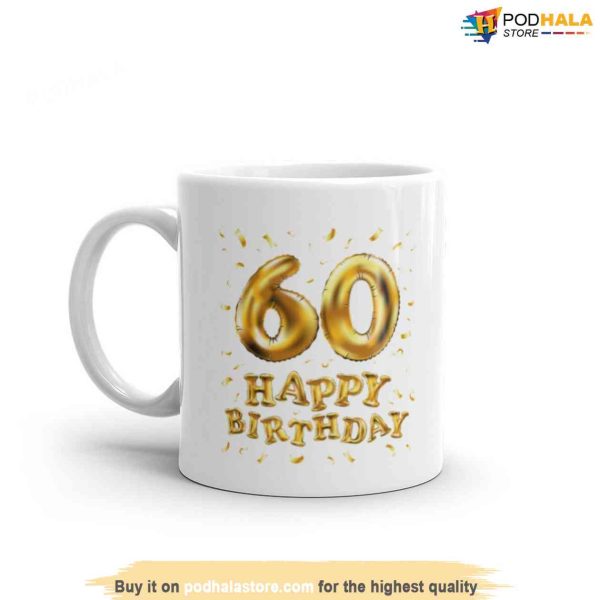 60th Birthday Gift For Men Grandpa Dad Husband Uncle, 60th Birthday Mug