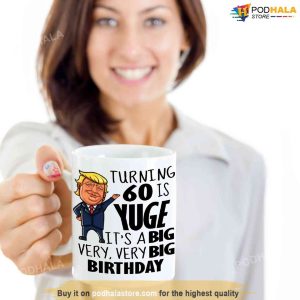 60th Birthday Mug for Dad Grandpa, Funny Coffee Mug Turning Sixty Gift