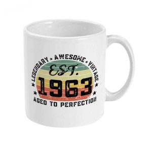 60th Birthday Mug Gifts For Dad Vintage Legendary 1963 Aged To Perfection 4
