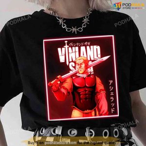 Askeladd Tri Blend Vinland Saga Neon Design Unisex Hoodie 2