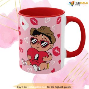 Baby Benito Is My Valentine Red Mug 11oz Un San Valentin Sin Ti 3