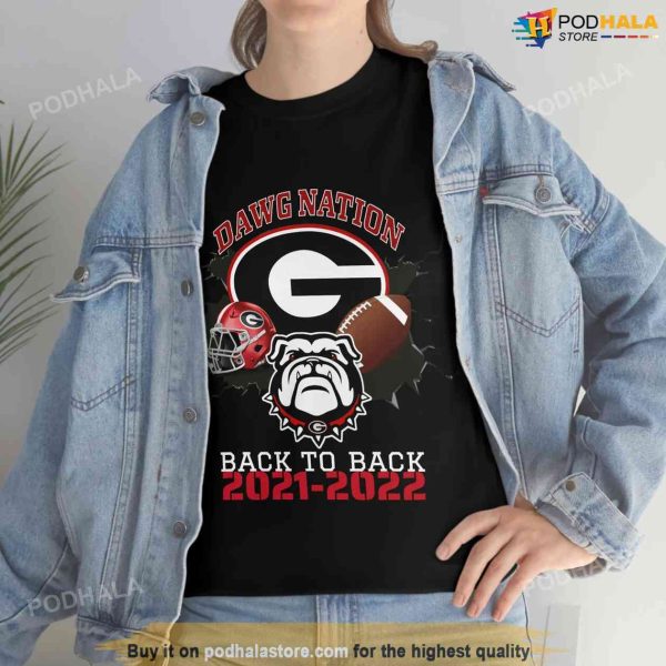 Back to Back UGA 2022 National Champs Tshirt, Georgia Bulldogs Shirt
