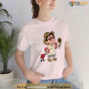 Bad Bunny Benito Valentines Sunflower Shirt