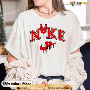 Bad Bunny Swoosh With Heart Nike T shirt Tour El Conejo Malo Tshirt