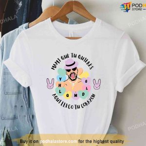 Bad Bunny Valentines Shirt, Camisa De Quiero Que Tu Me Enseñe Que Sea Mi