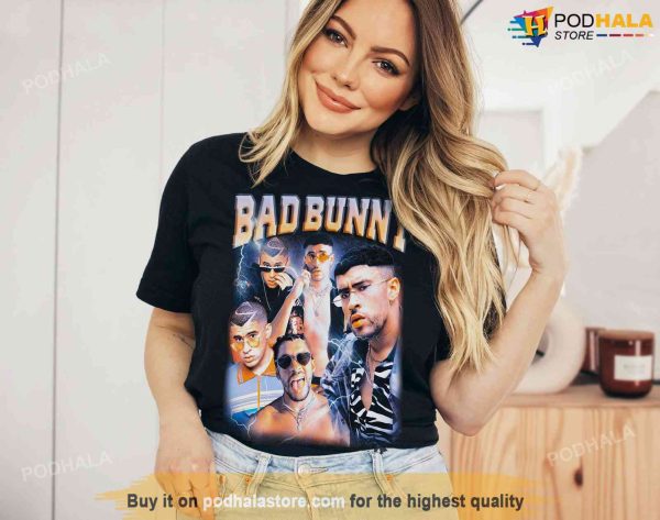 Bad Bunny Vintage Merch, Bad Bunny T-Shirt, Concert Outfit