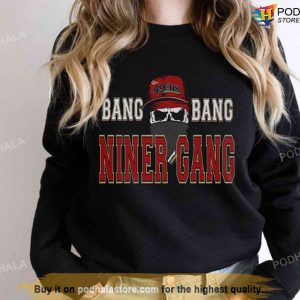 BANG BANG NINER GANG Vintage V-Neck T-Shirt - Customon