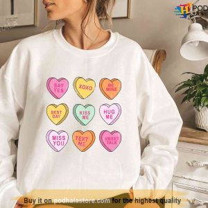 Be Mine Sweatshirt, Conversation Hearts Shirt, XOXO Sweatshirt, Valentines Day Shirt