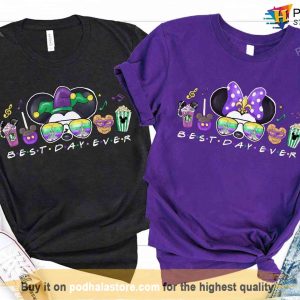 Best Day Ever Disney Mardi Gras T shirt Mickey Minnie Mardi Gras Carnival Party