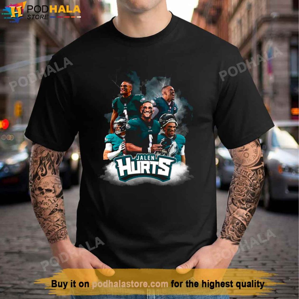 Bintage 90s Bootleg Jalen Hurts Philadelphia Eagles Shirt