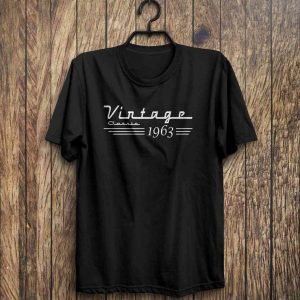 Born In 1963 Birthday Tshirt 60th Birthday Gift Ideas For Dad Grandpa