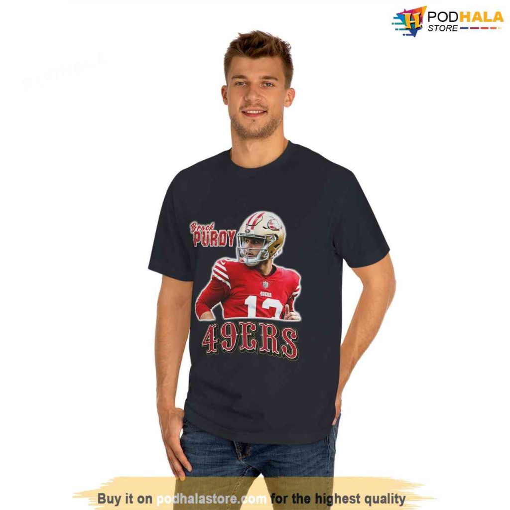 Brock Purdy Shirt Grunge Style San Francisco 49ers Gift - Personalized  Gifts: Family, Sports, Occasions, Trending