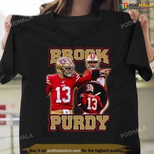 Brock Purdy Shirt Grunge Style San Francisco 49ers Gift - Personalized  Gifts: Family, Sports, Occasions, Trending