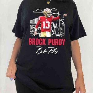 Brock Purdy Signature Shirt, Player Football Merch, Gift For Fan San Francisco