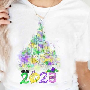 Castle Mardi Gras T-Shirt, Fat Tuesday Tee, Disney Mardi Gras Shirt