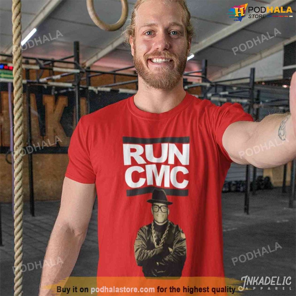 Christian McCaffrey Run CMC 49ers Shirt San Francisco Niners Cool Fan