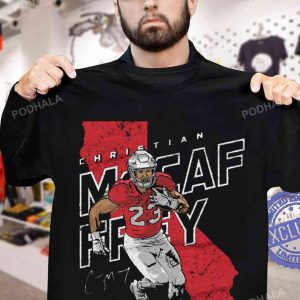 Christian McCaffrey San Francisco Player Map Signature 49Ers TShirt